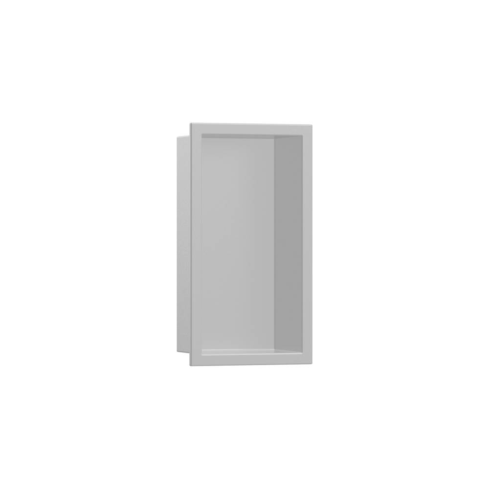 Hansgrohe XtraStoris Original Wall Niche with Integrated Frame 12''x 6''x 4''  in Concrete Grey