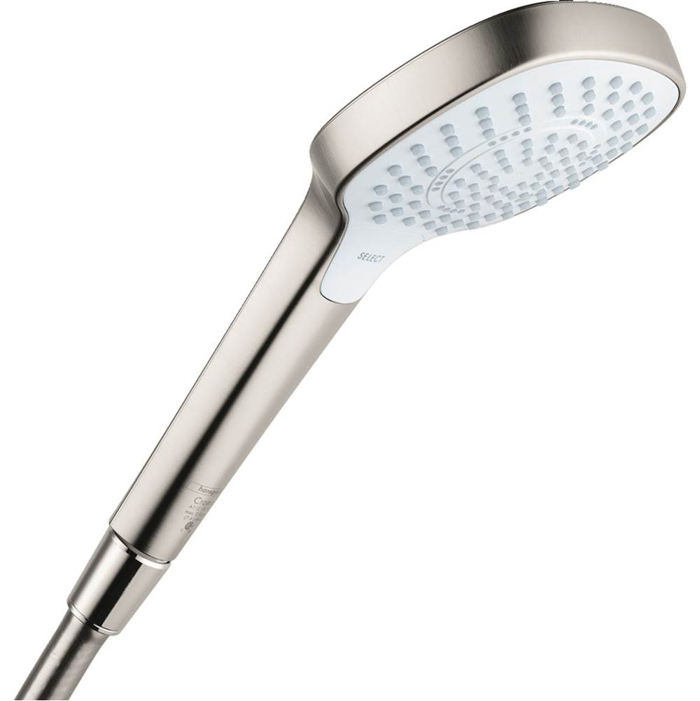 Hansgrohe Croma Select E Handshower 110 3-Jet, 2.5gpm in Brushed Nickel
