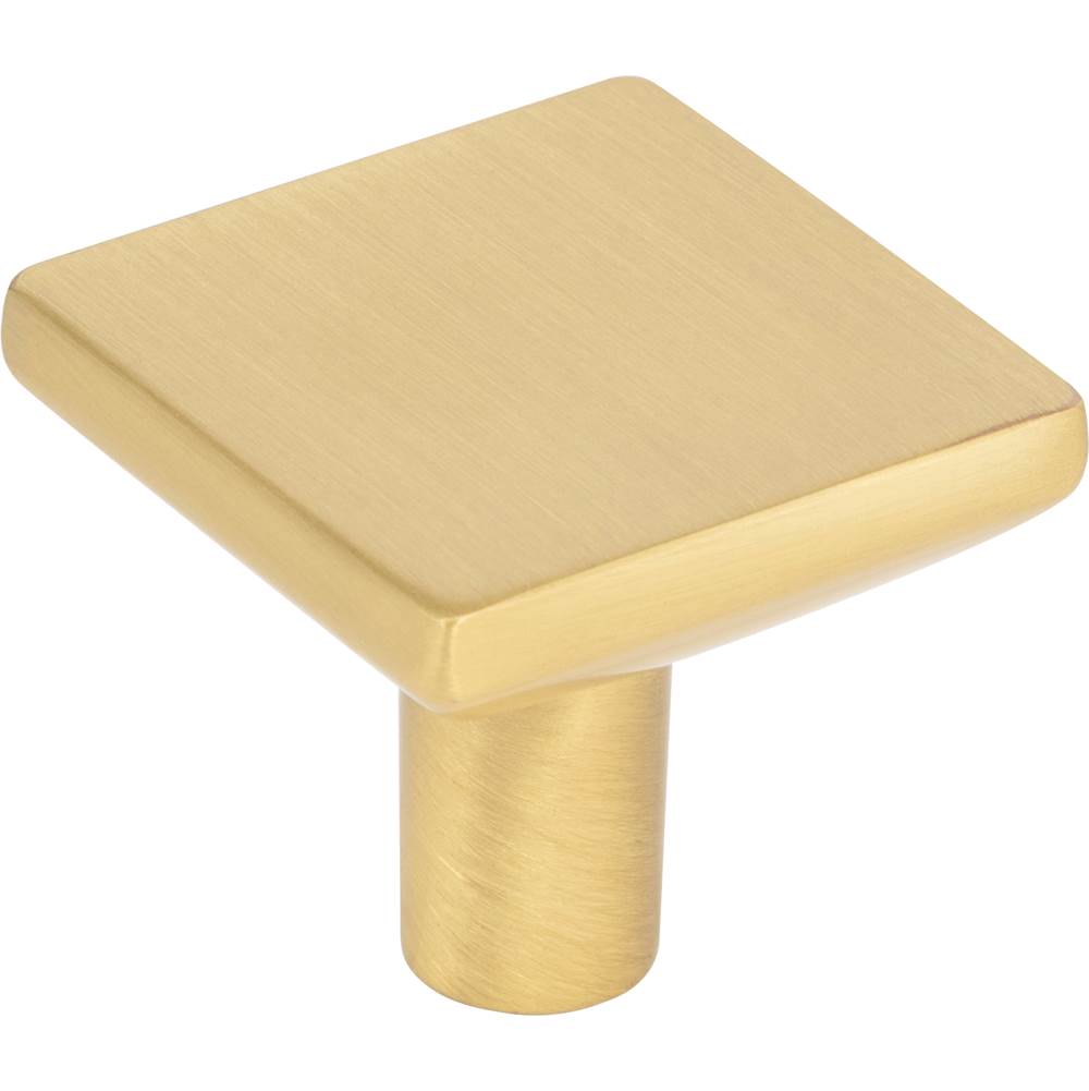 Hardware Resources 1-1/4'' Overall Length Brushed Gold Walker 1 Square Knob