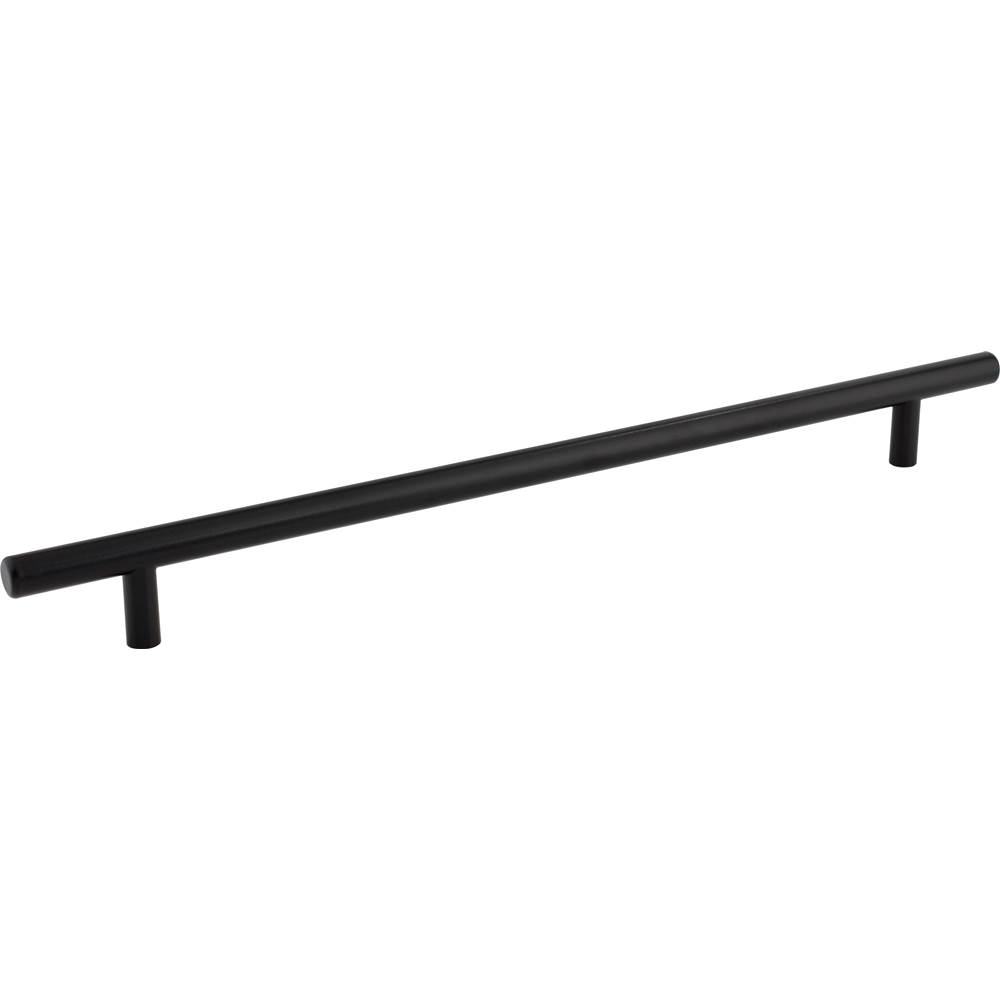 Hardware Resources 288 mm Center-to-Center Hollow Matte Black Stainless Steel Naples Cabinet Bar Pull