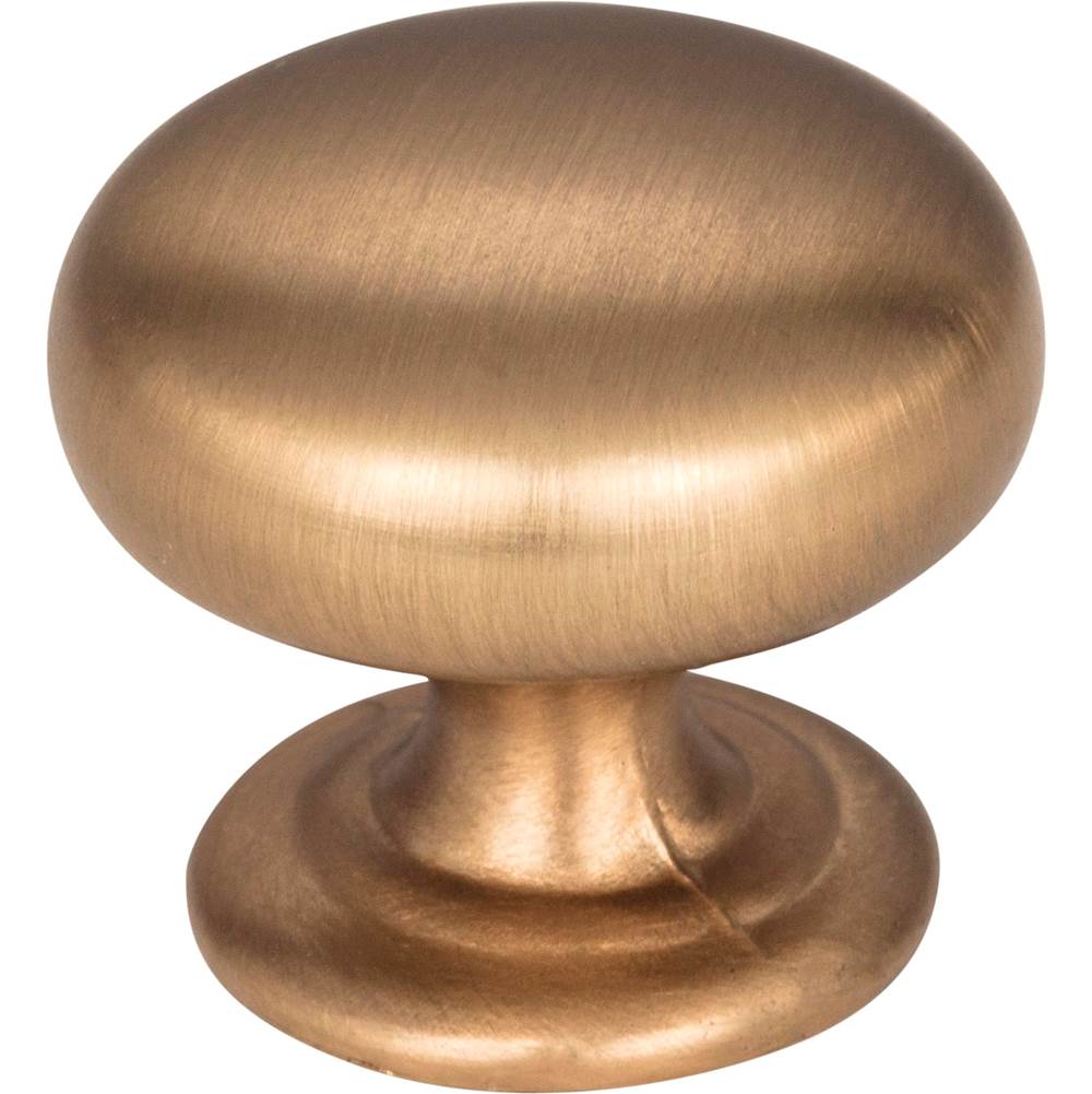 Hardware Resources 1-1/4'' Diameter Satin Bronze Florence Cabinet Mushroom Knob