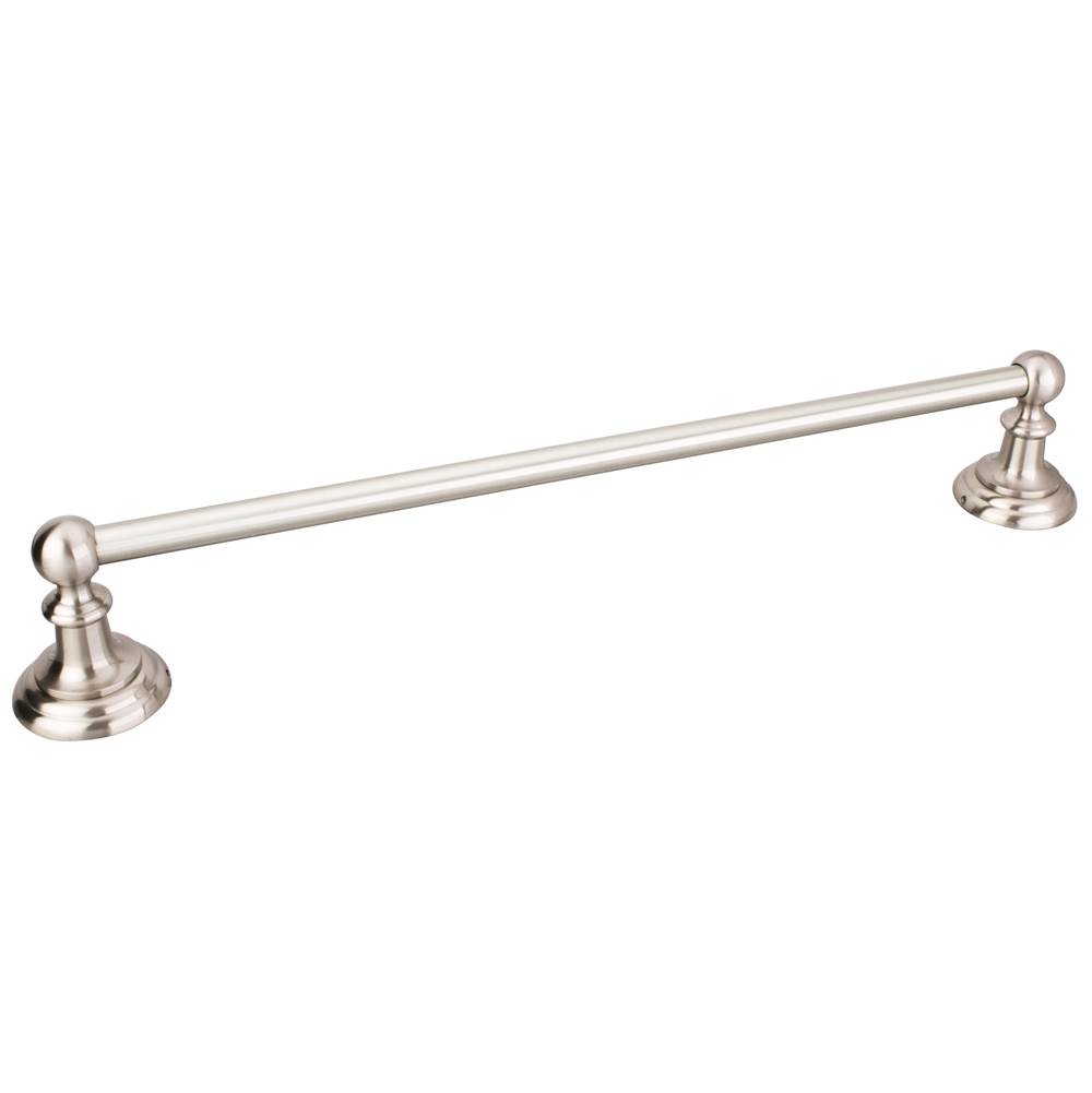 Hardware Resources Fairview Satin Nickel 18'' Single Towel Bar - Retail Packaged