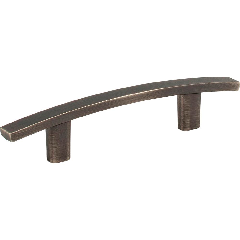 Hardware Resources 3'' Center-to-Center Brushed Pewter Square Thatcher Cabinet Bar Pull