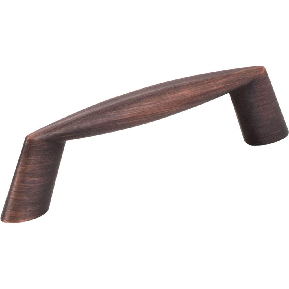 Hardware Resources 3'' Center-to-Center Brushed Oil Rubbed Bronze Zachary Cabinet Pull