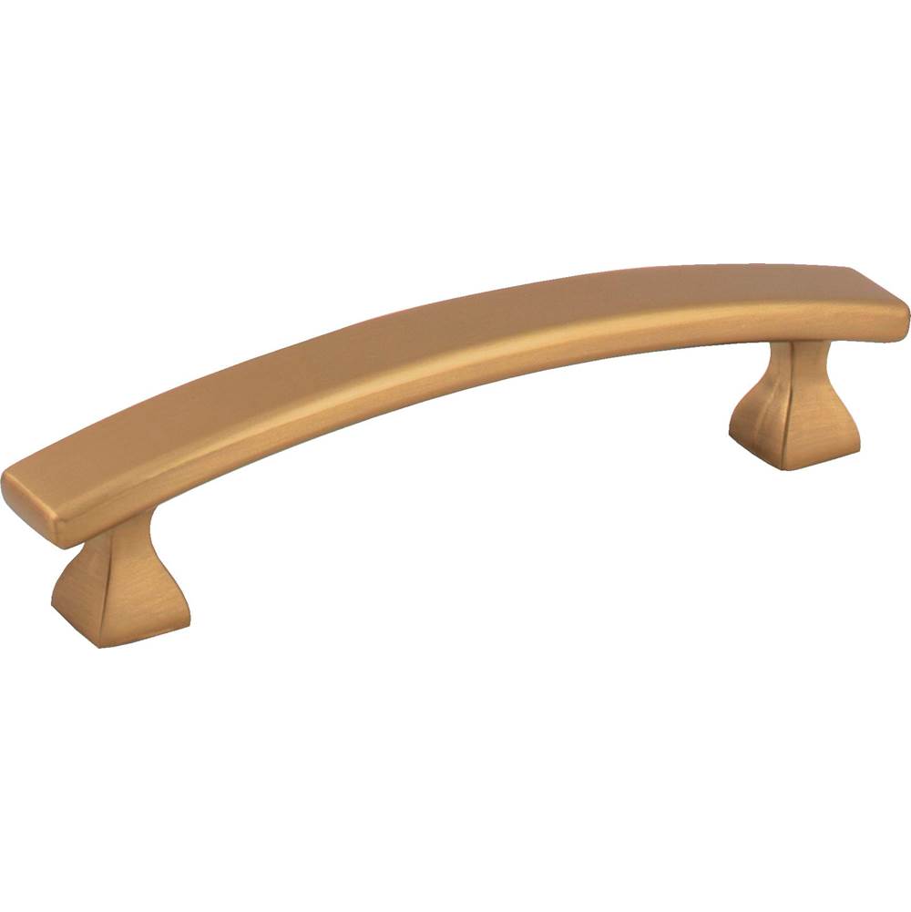 Hardware Resources 96 mm Center-to-Center Satin Bronze Square Hadly Cabinet Pull