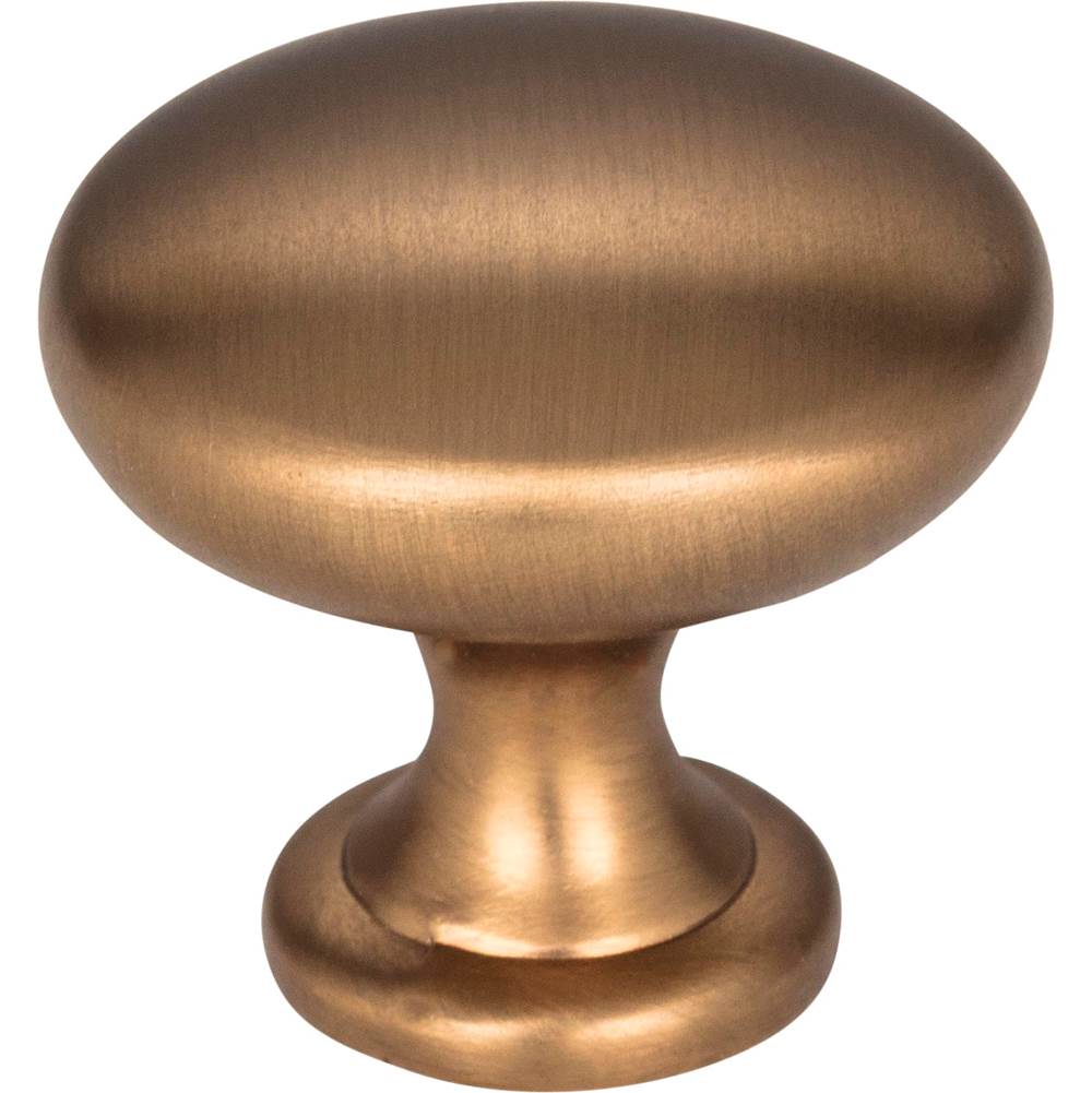 Hardware Resources 1-3/16'' Diameter Satin Bronze Madison Cabinet Mushroom Knob