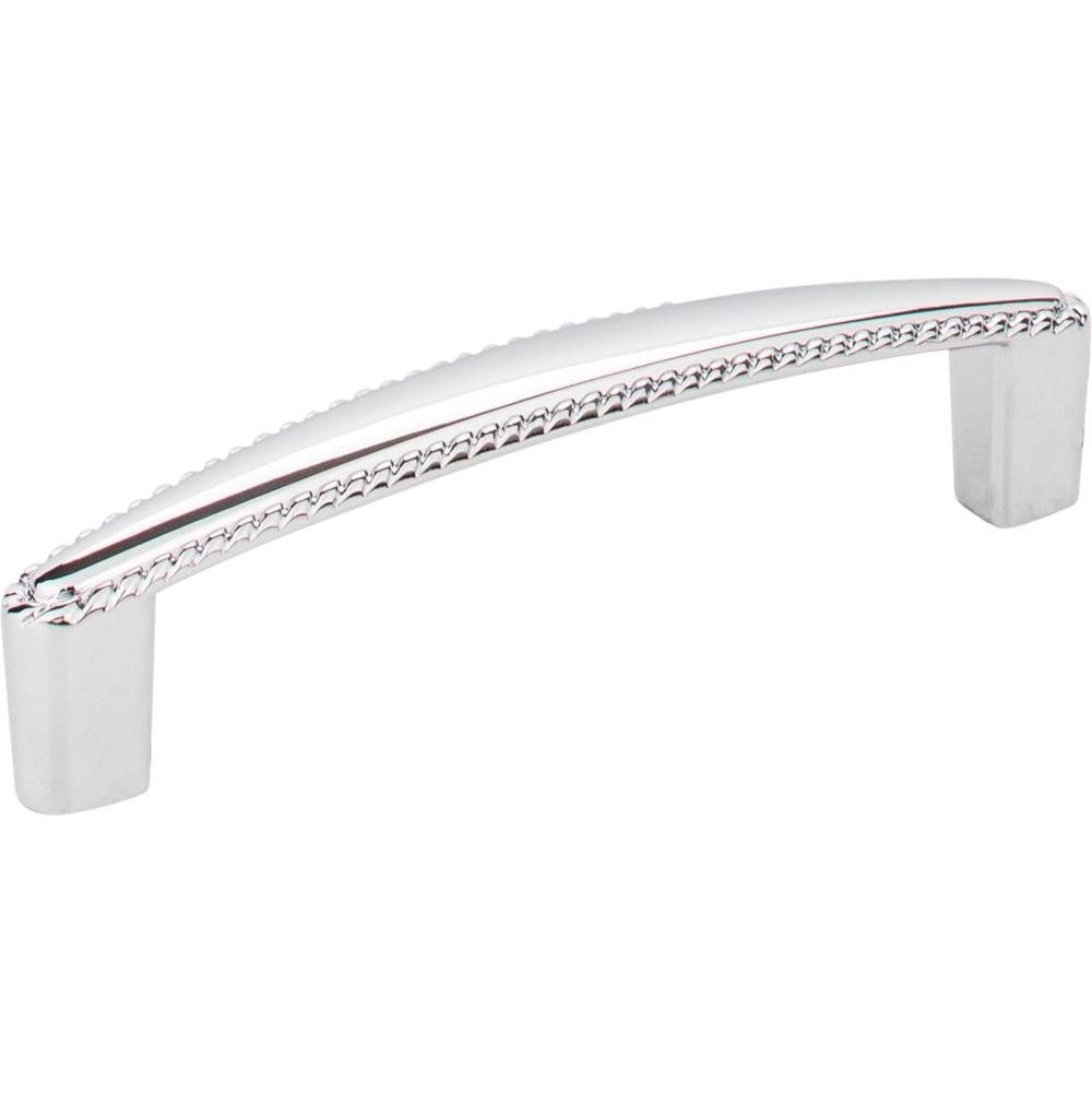 Hardware Resources 96 mm Center-to-Center Polished Chrome Rope Detailed Lindos Cabinet Pull