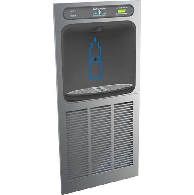 Halsey Taylor HydroBoost In-Wall Bottle Filling Station with Mounting Frame, Filtered Refrigerated Stainless