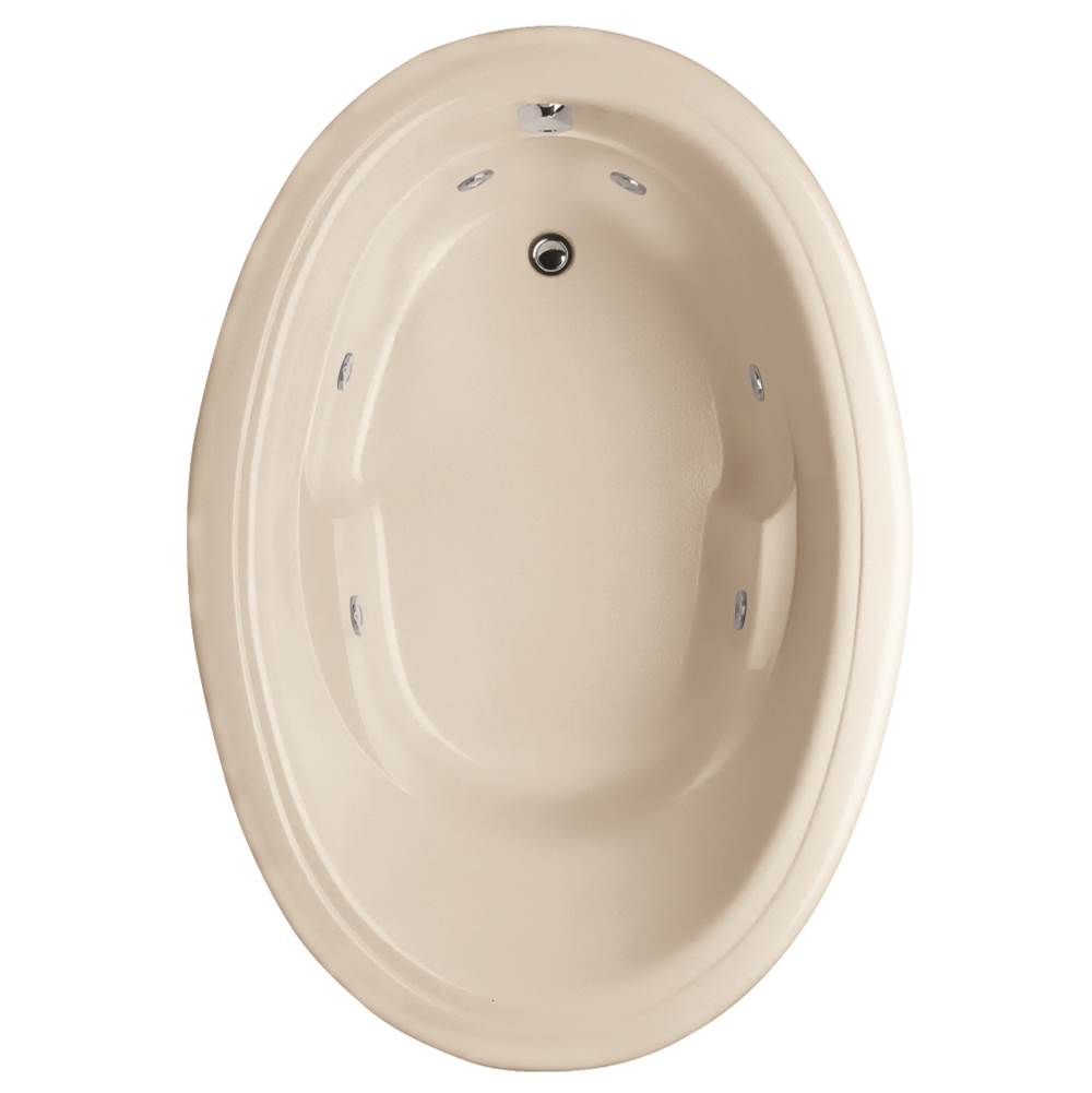 Hydro Systems STUDIO OVAL 6042 AC W/WHIRLPOOL SYSTEM-BISCUIT