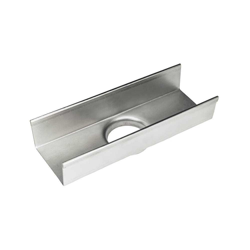 Infinity Drain 8'' Stainless Steel Outlet Section for S-TIFAS 65 Series in Satin Stainless