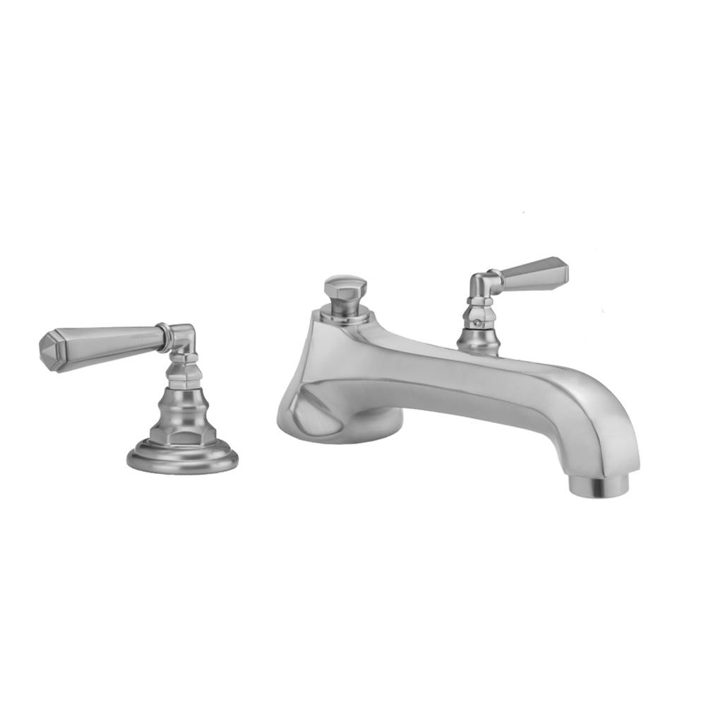 Jaclo Westfield Roman Tub Set with Low Spout and Hex Lever Handles