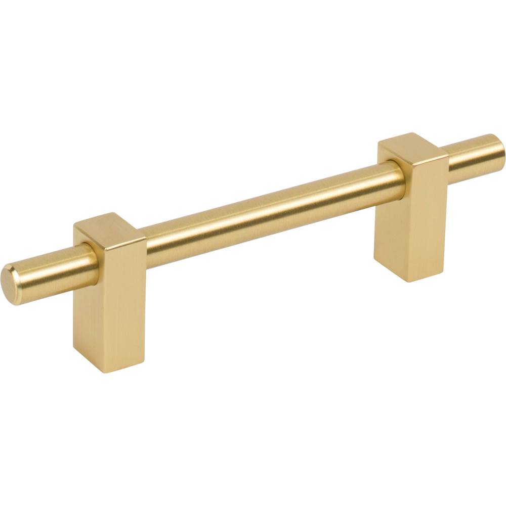Jeffrey Alexander 96 mm Center-to-Center Brushed Gold Larkin Cabinet Bar Pull