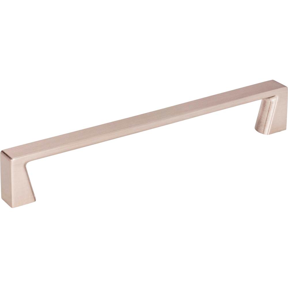 Jeffrey Alexander 160 mm Center-to-Center Satin Nickel Square Boswell Cabinet Pull