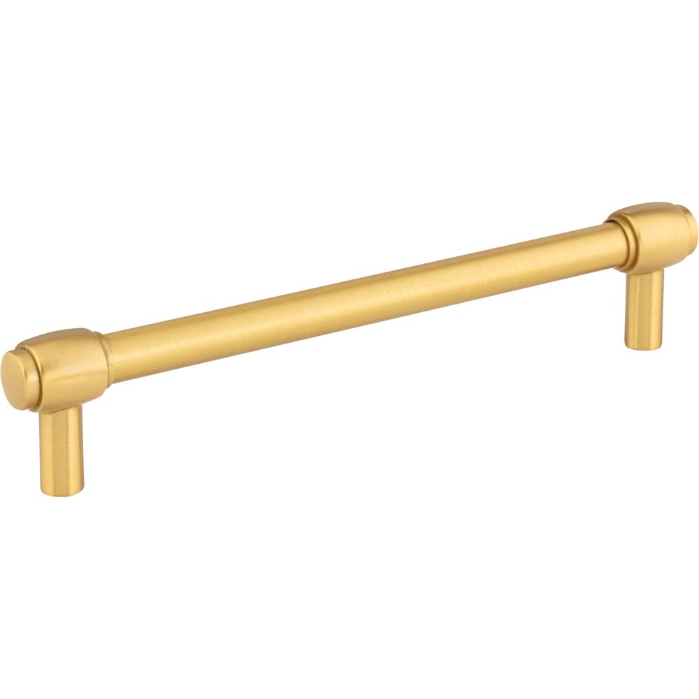 Jeffrey Alexander 160 mm Center-to-Center Brushed Gold Hayworth Cabinet Bar Pull