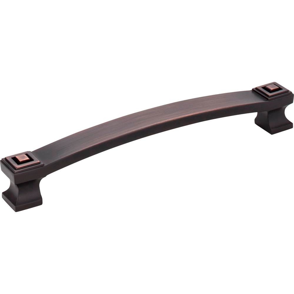 Jeffrey Alexander 160 mm Center-to-Center Brushed Oil Rubbed Bronze Square Delmar Cabinet Pull