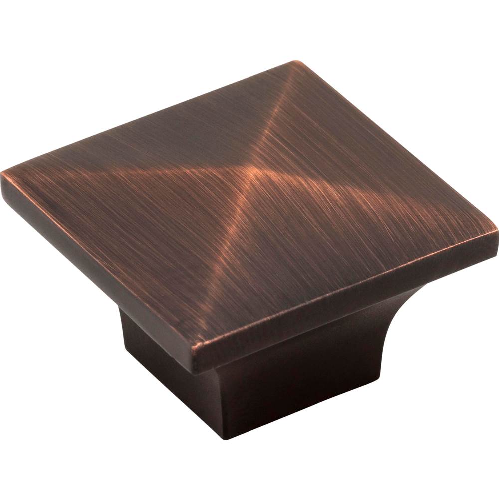 Jeffrey Alexander 1-1/4'' Overall Length Brushed Oil Rubbed Bronze Pyramid Cairo Cabinet Knob