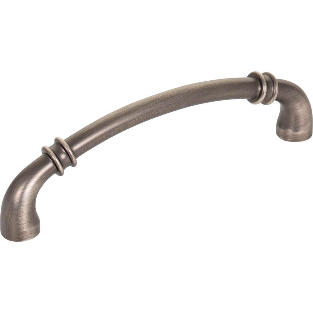 Jeffrey Alexander 128 mm Center-to-Center Brushed Pewter Marie Cabinet Pull