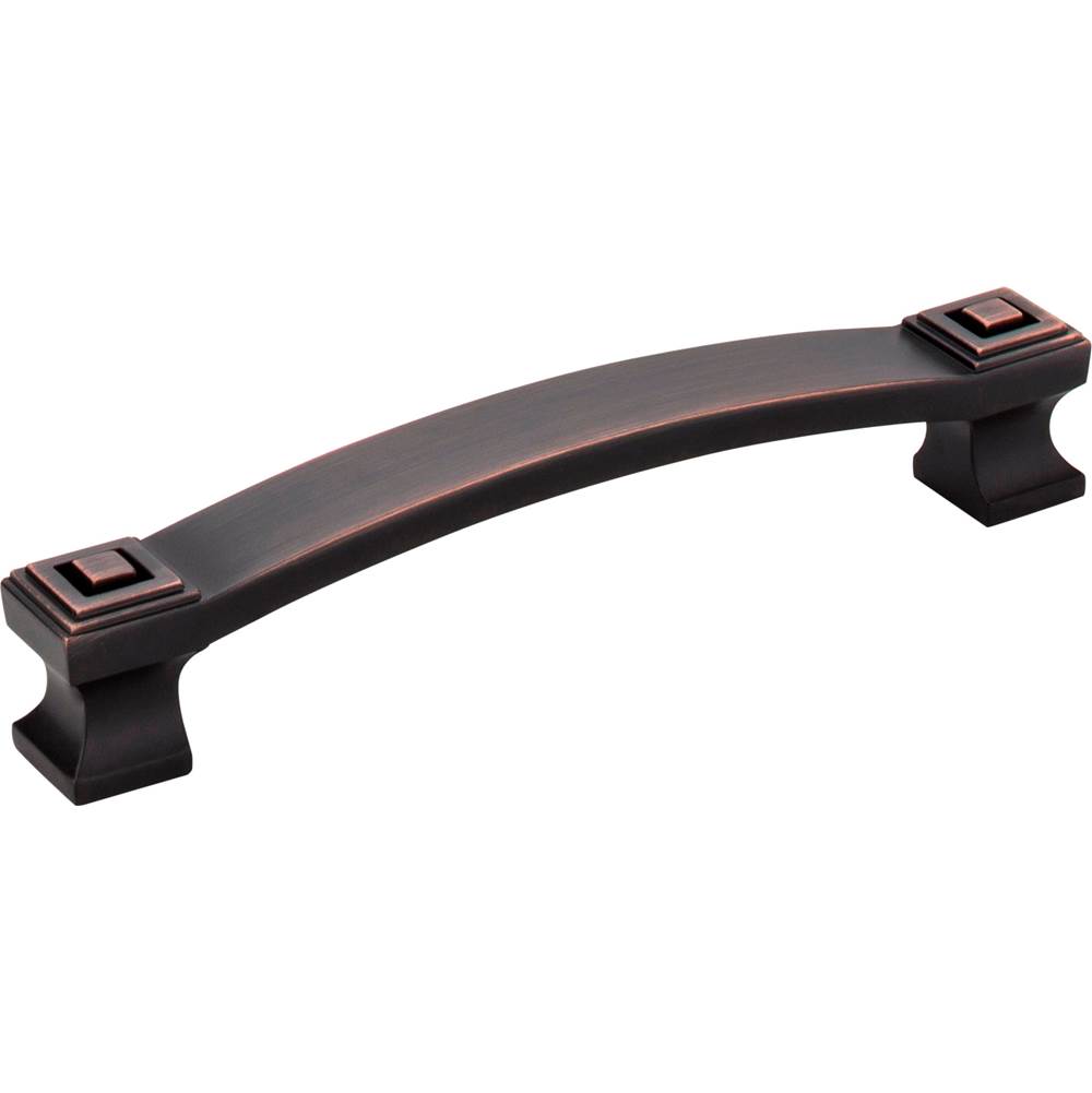 Jeffrey Alexander 128 mm Center-to-Center Brushed Oil Rubbed Bronze Square Delmar Cabinet Pull