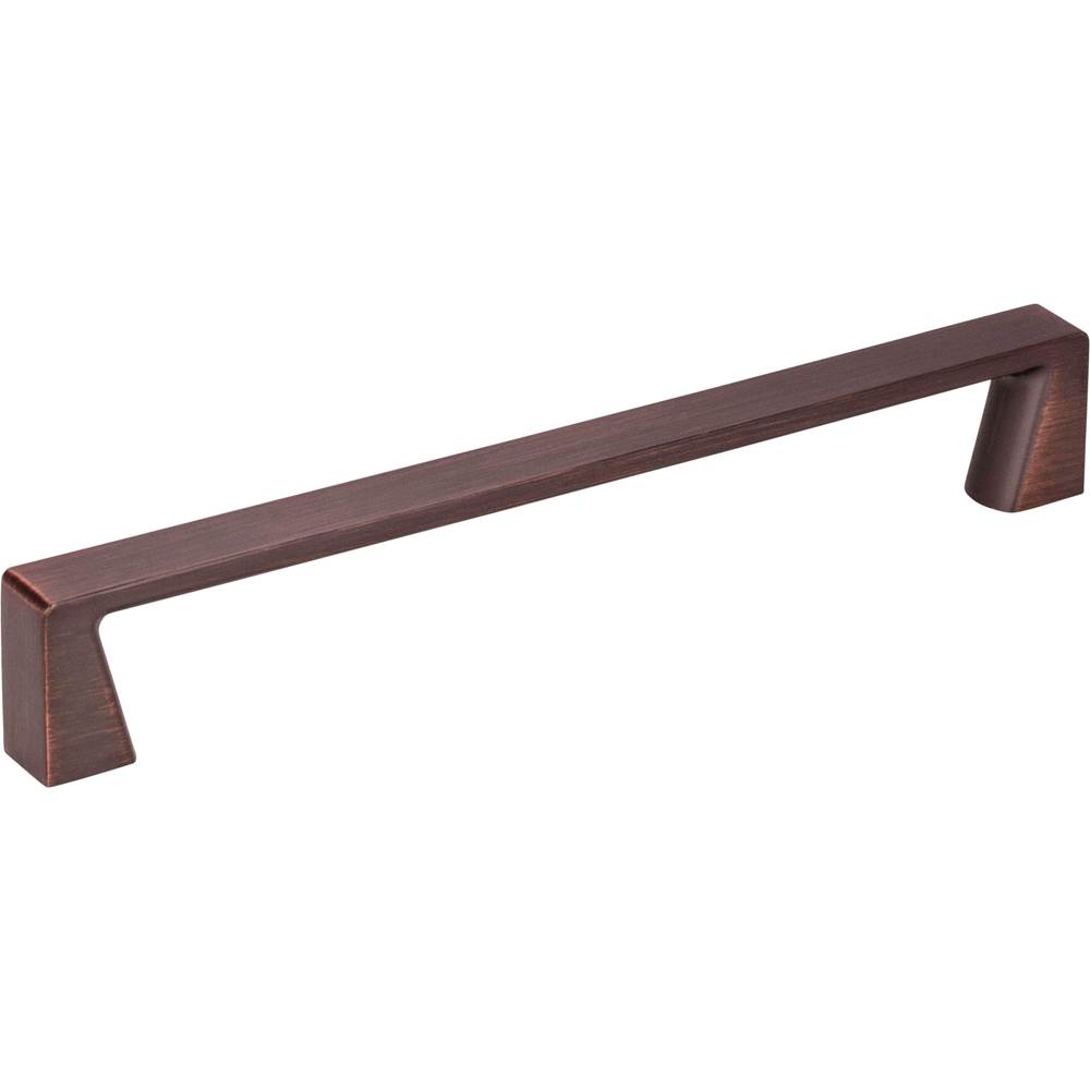 Jeffrey Alexander 160 mm Center-to-Center Brushed Oil Rubbed Bronze Square Boswell Cabinet Pull
