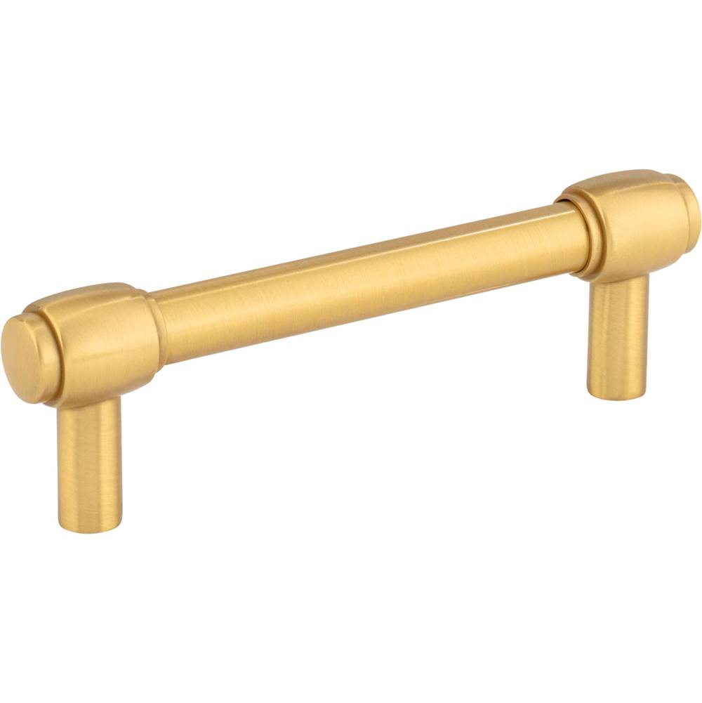 Jeffrey Alexander 96 mm Center-to-Center Brushed Gold Hayworth Cabinet Bar Pull