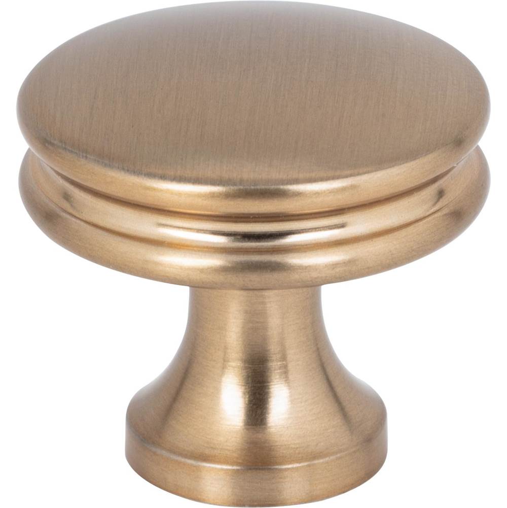 Jeffrey Alexander 1-1/4'' Diameter Satin Bronze Marie Cabinet Knob