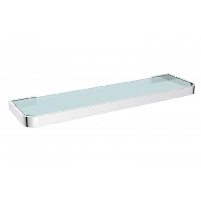 Kartners COLOGNE - Glass Shelf-Black Nickel