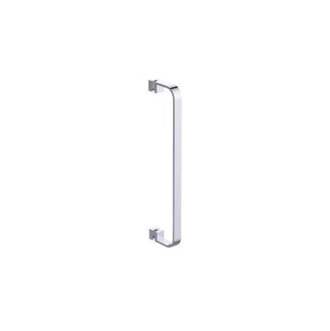 Kartners COLOGNE - 18-inch Single Shower Door Handle-Glossy White
