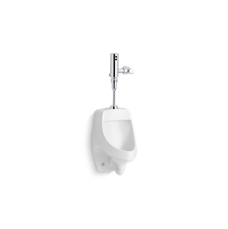 Kohler Dexter™ High-efficiency urinal with Mach® Tripoint® touchless 0.5 gpf HES-powered flushometer