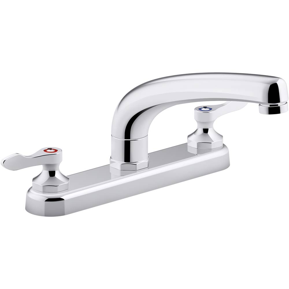 Kohler Triton® Bowe® 1.5 gpm kitchen sink faucet with 8-3/16'' swing spout, aerated flow and lever handles