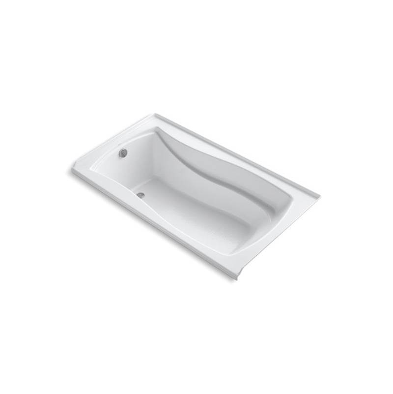 Kohler Mariposa® 66'' x 36'' alcove bath with Bask® heated surface, integral flange, and left-hand drain