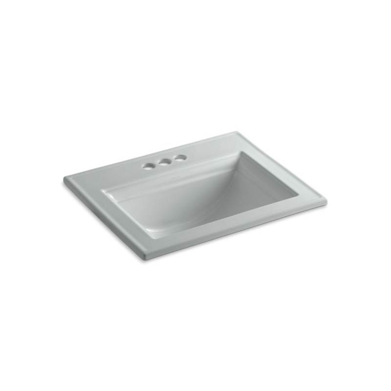 Kohler Memoirs® Stately Drop-in bathroom sink with 4'' centerset faucet holes