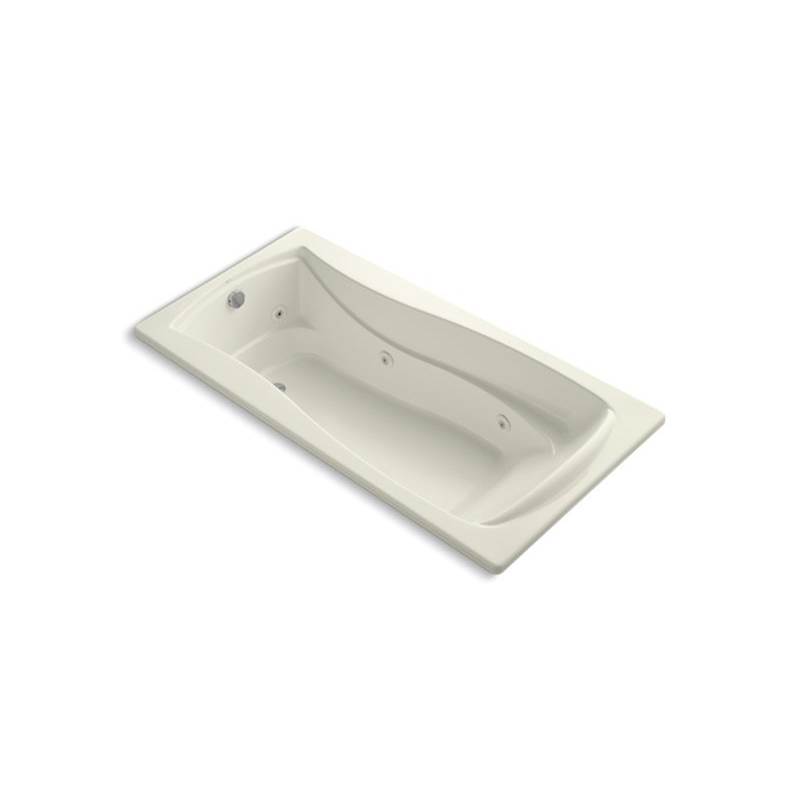 Kohler Mariposa® 72'' x 36'' drop-in whirlpool bath with Bask® heated surface and end drain
