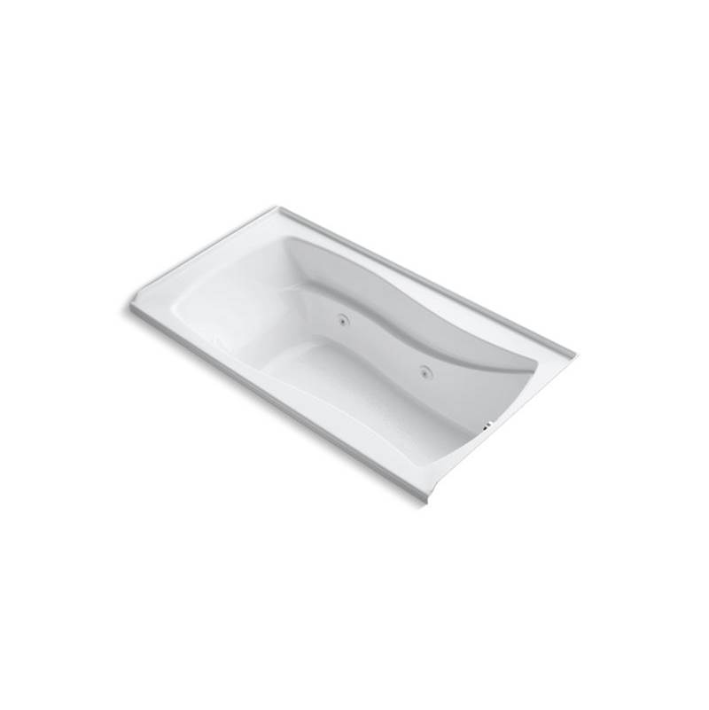 Kohler Mariposa® 66'' x 35-7/8'' alcove whirlpool with integral flange and right-hand drain