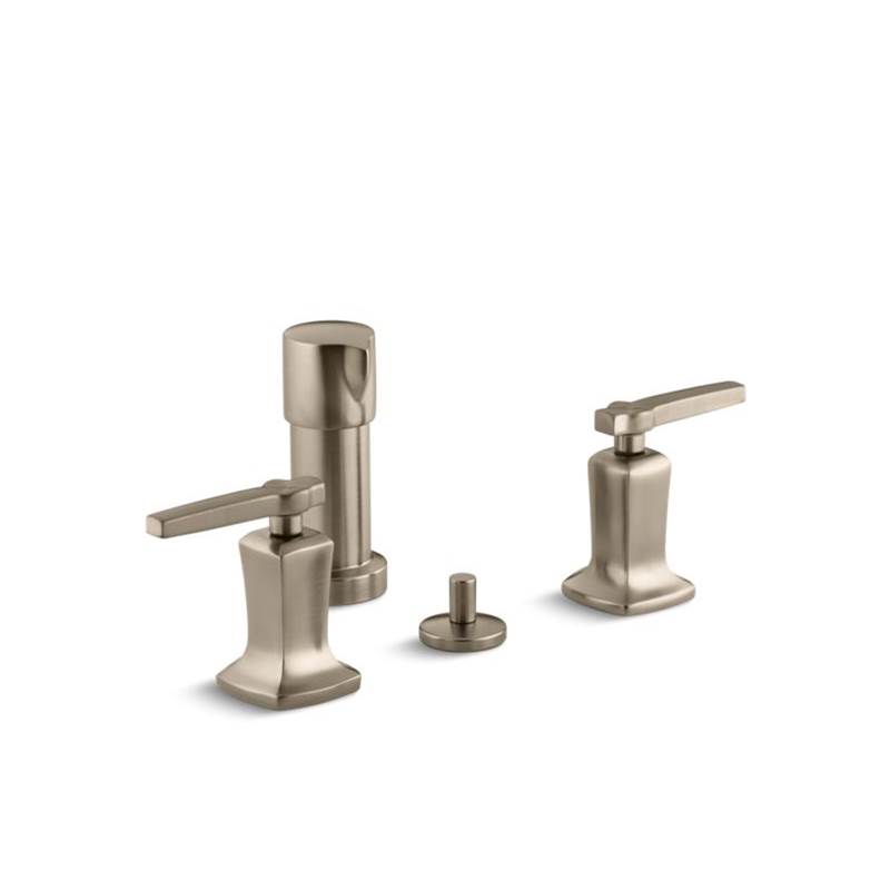 Kohler Margaux® Vertical spray bidet faucet with lever handles