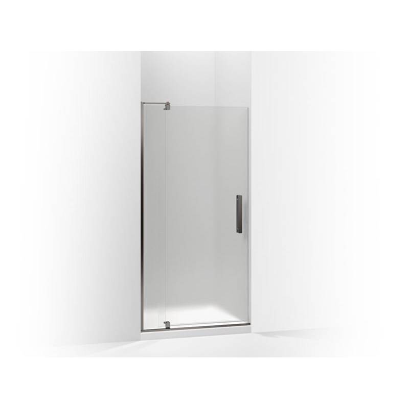 Kohler Revel® Pivot shower door, 70'' H x 31-1/8 - 36'' W, with 1/4'' thick Frosted glass
