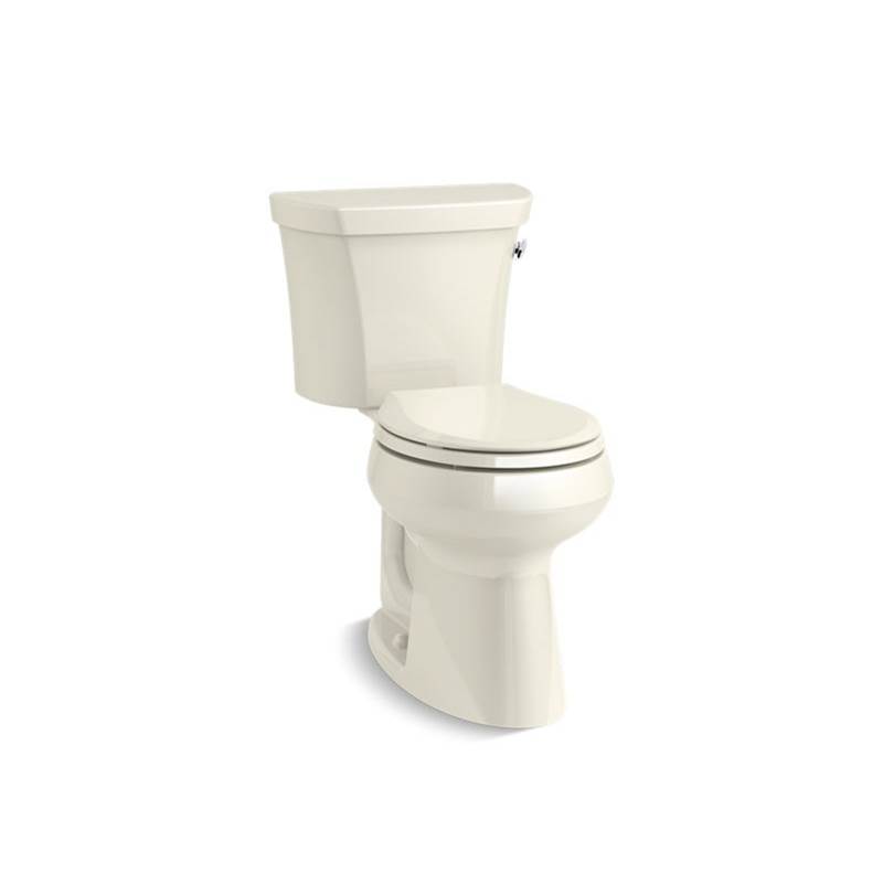 Kohler Highline® Comfort Height® Two-piece round-front 1.28 gpf chair height toilet with right-hand trip lever