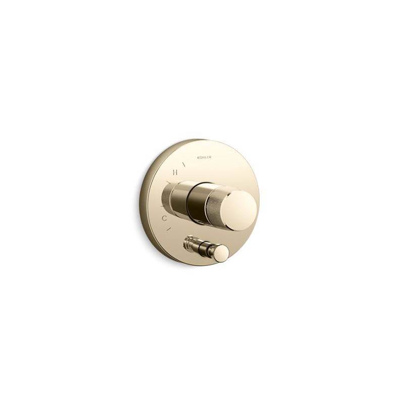 Kohler Components® Rite-Temp® shower valve trim with diverter and Oyl handle, valve not included