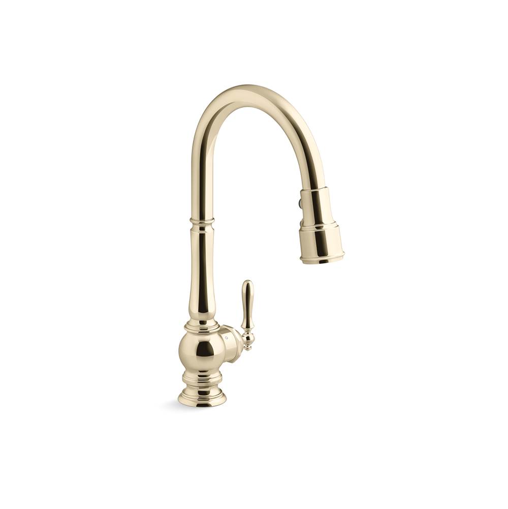 Kohler Artifacts Touchless Pull-Down Kitchen Sink Faucet With Three-Funtion Sprayhead