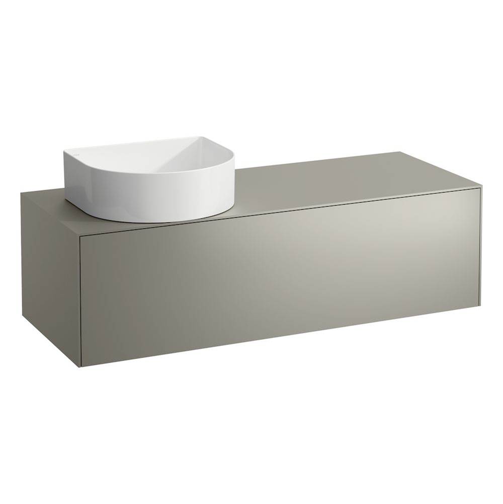 Laufen Drawer element Only, 1 drawer, matching bowl washbasins 812340, 812341, 812342, 812343, cut-out left Nero Marquina Marble