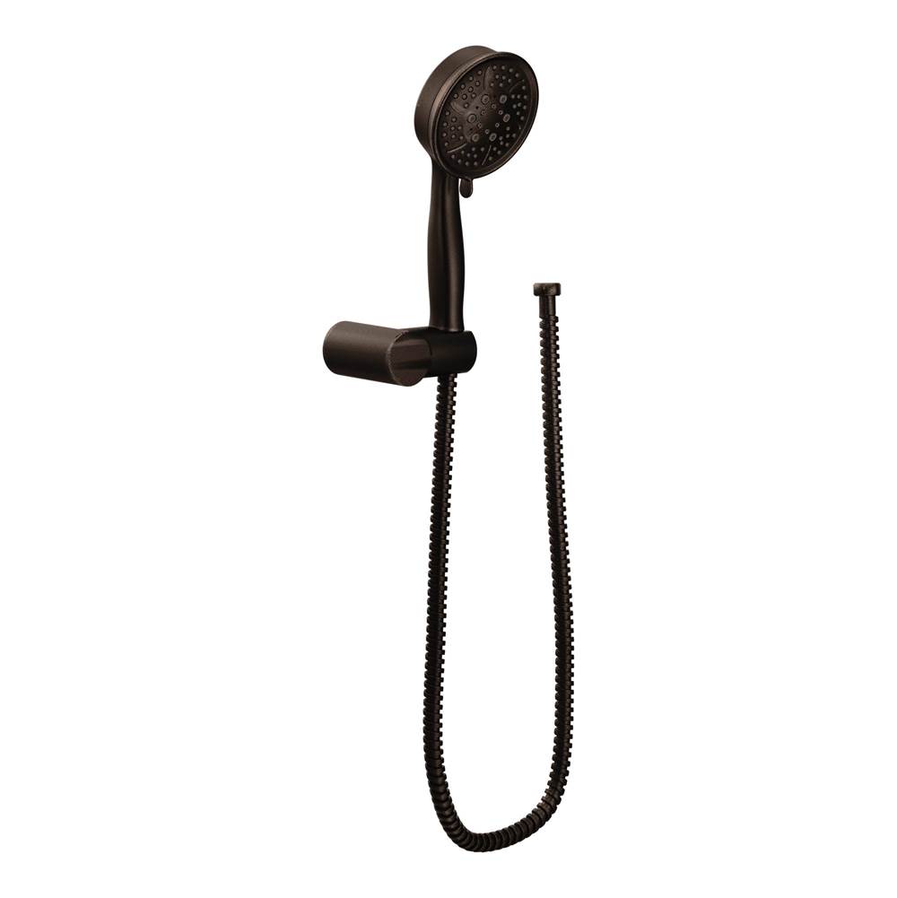 Moen Four Function Eco-Performance Handheld Shower with Wall Bracket and 69-Inch Hose, Oil Rubbed Bronze