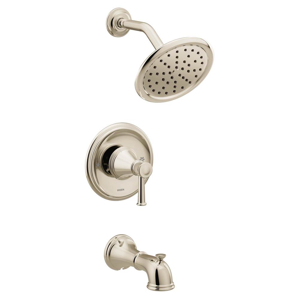 Moen Belfield Single-Handle 1-Spray Posi-Temp Tub and Shower Faucet Trim Kit in Polished Nickel (Valve Sold Separately)
