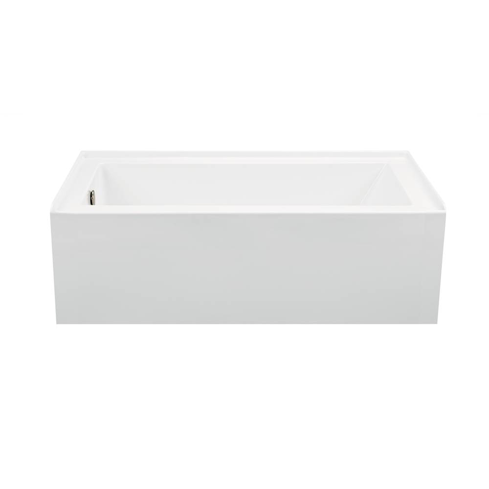 MTI Baths Cameron 1 Acrylic Cxl Integral Skirted Lh Drain Air Bath Elite/Ultra Whirlpool - White (60X32)