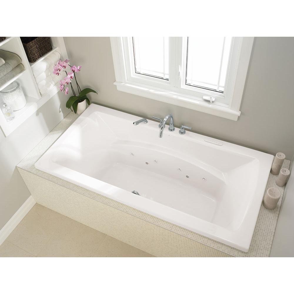 Neptune Freestanding BELIEVE Bathtub 36x72, Mass-Air, White with Color Skirt
