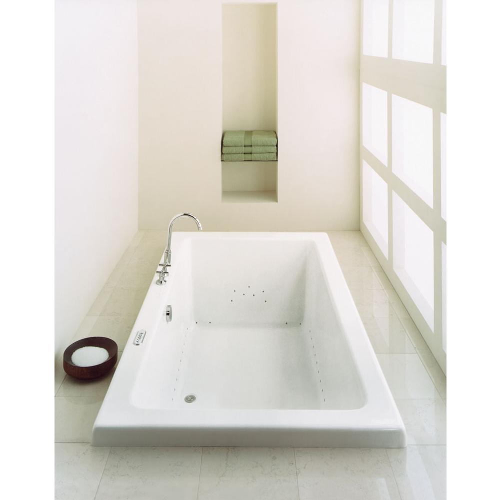 Neptune ZEN bathtub 42x72 with 2'' lip, Whirlpool, Biscuit