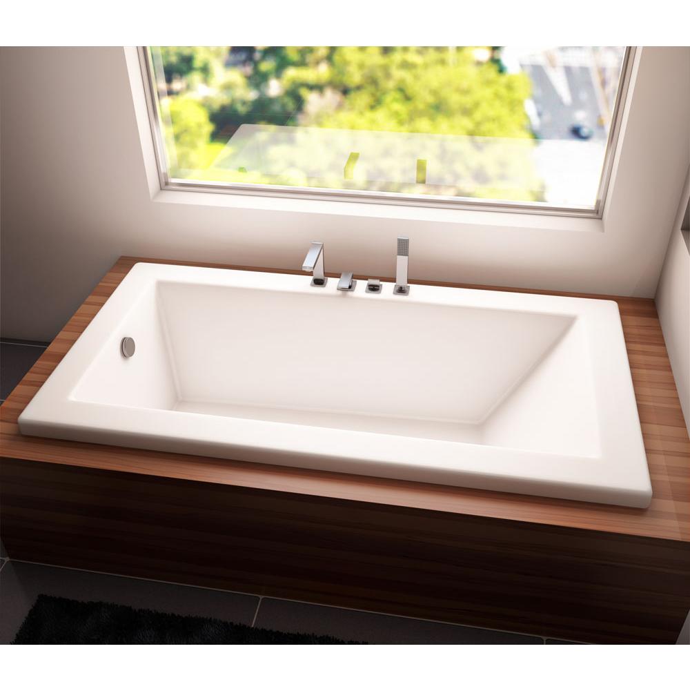 Neptune ZEN bathtub 32x60 with armrests and 1'' top lip, Whirlpool/Mass-Air/Activ-Air, Biscuit