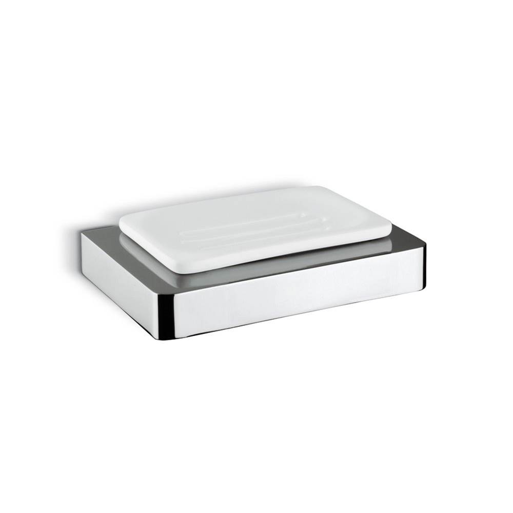 Newform Wall Mount Soap Dish, Brushed Nickel