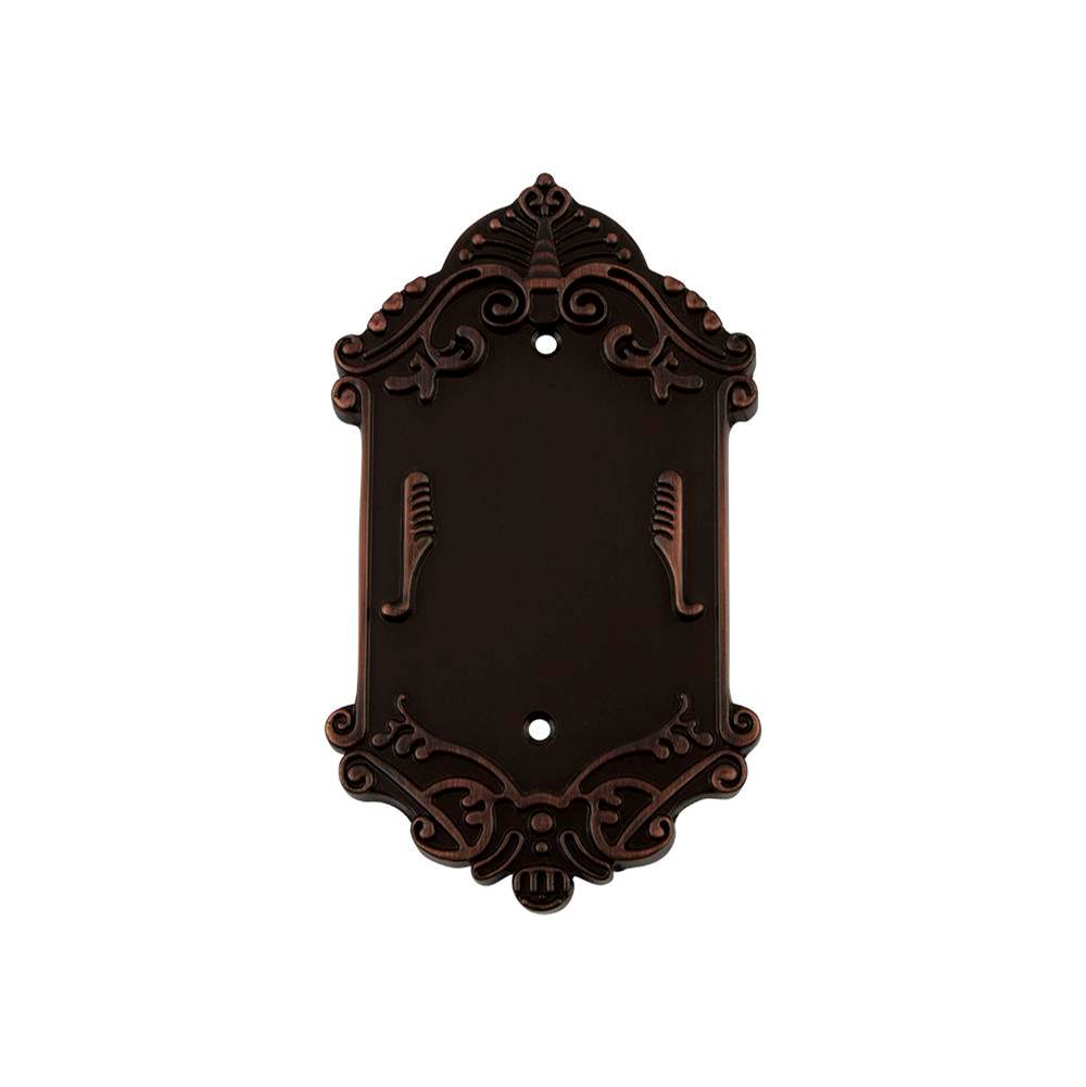 Nostalgic Warehouse Nostalgic Warehouse Victorian Switch Plate with Blank Cover in Timeless Bronze