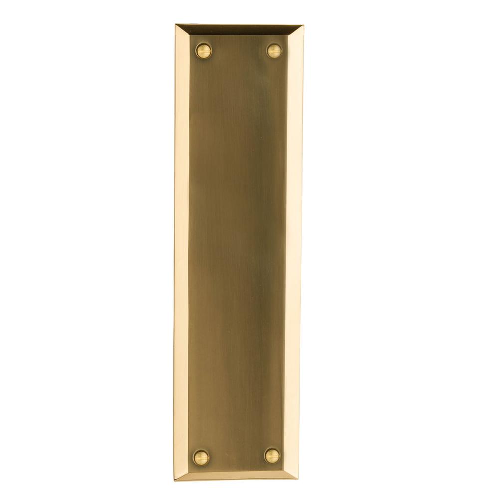Nostalgic Warehouse Nostalgic Warehouse New York Pushplate in Polished Brass