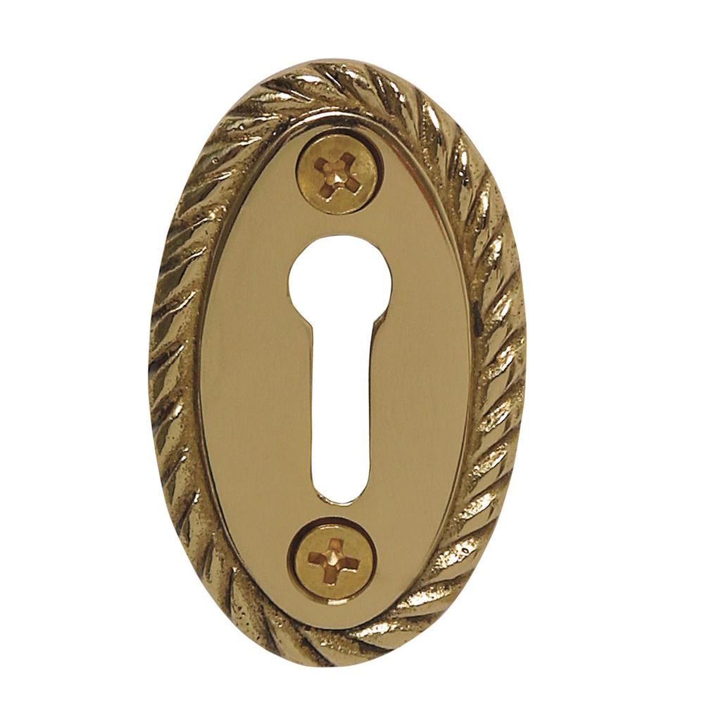 Nostalgic Warehouse Nostalgic Warehouse Rope Keyhole Cover in Polished Brass