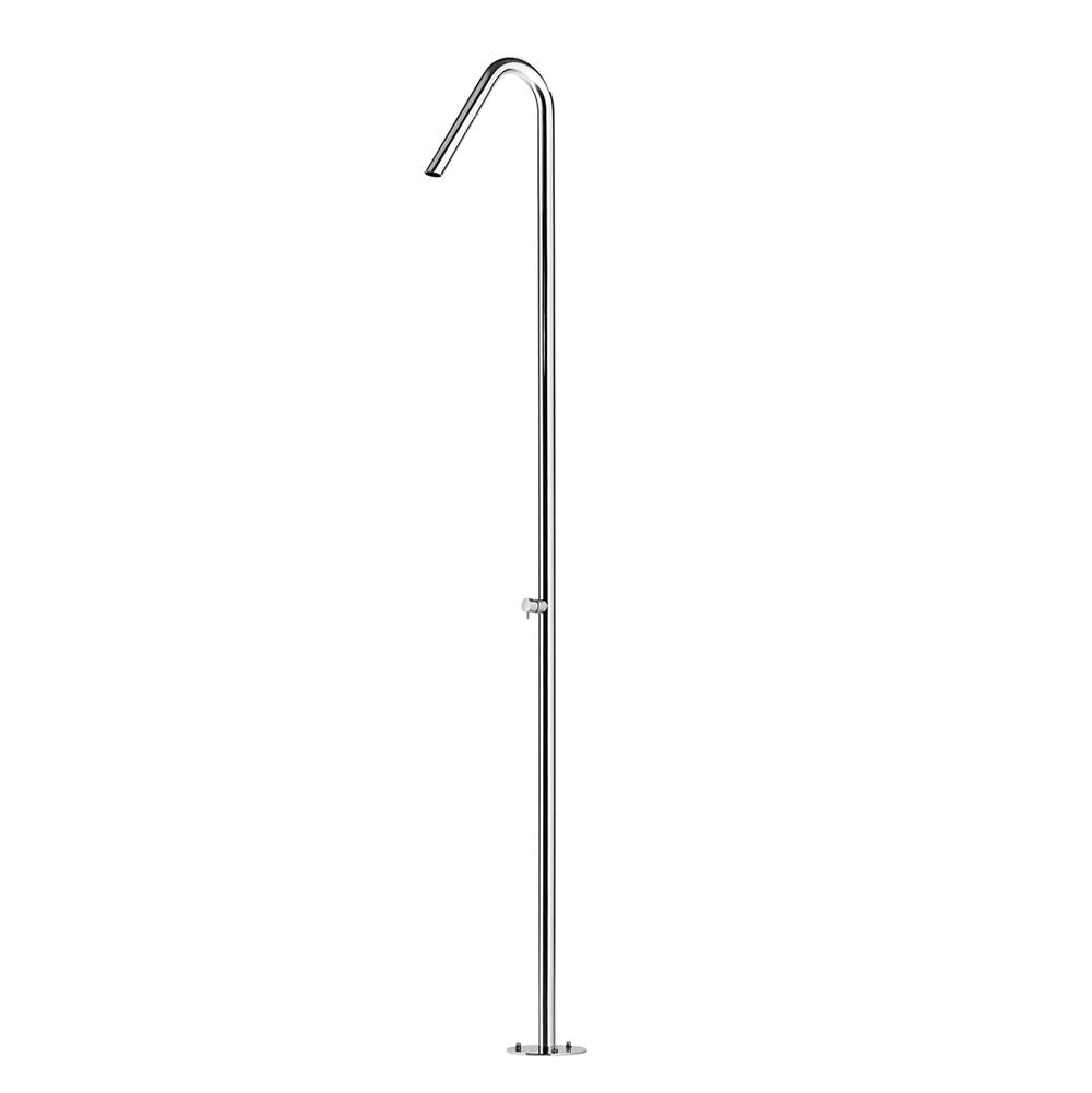 Outdoor Shower ''Twiggy'' Free Standing Single Supply Shower Unit - Concealed Shower Head